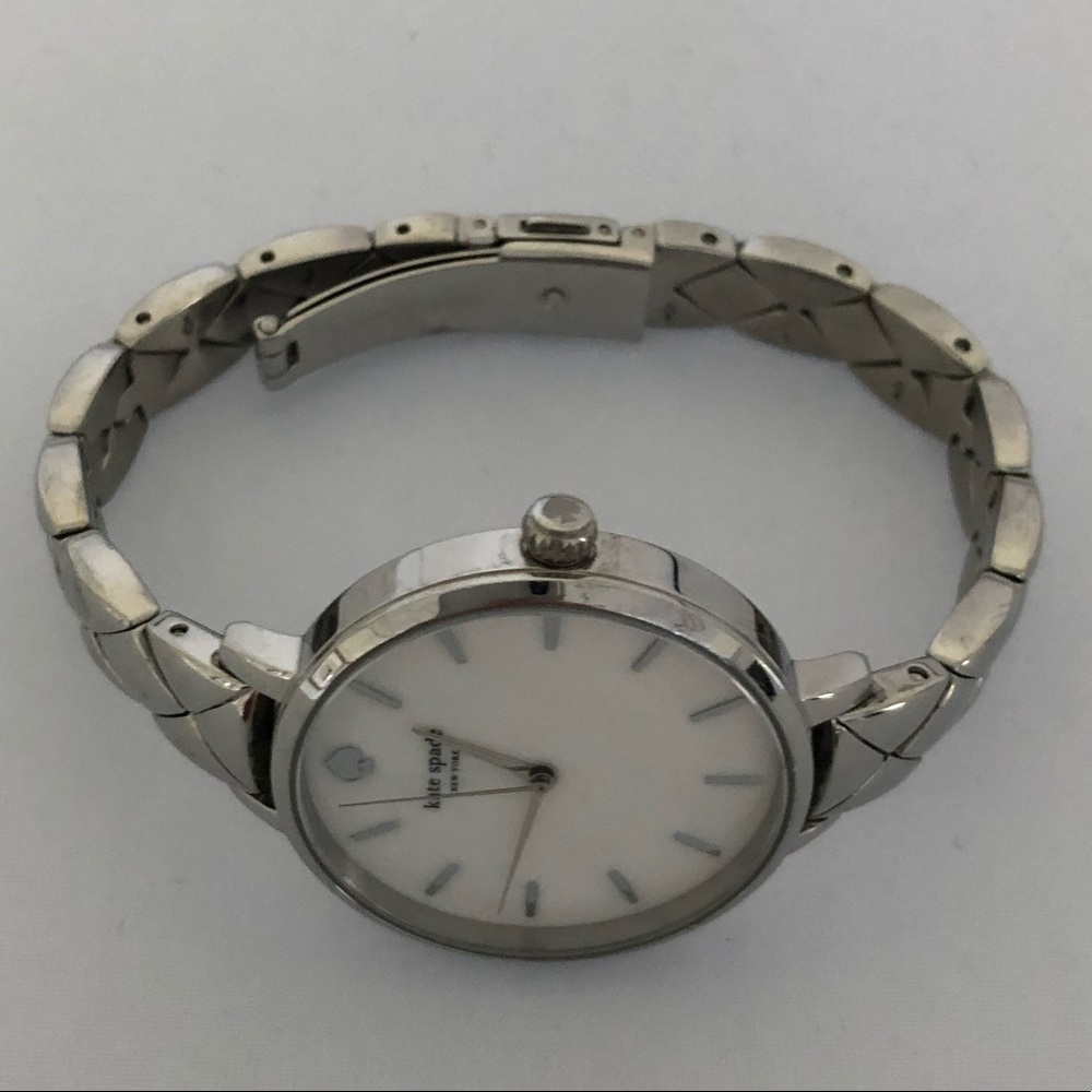 Kate Spade Silver Watch With MOP Face - Picture 3 of 8